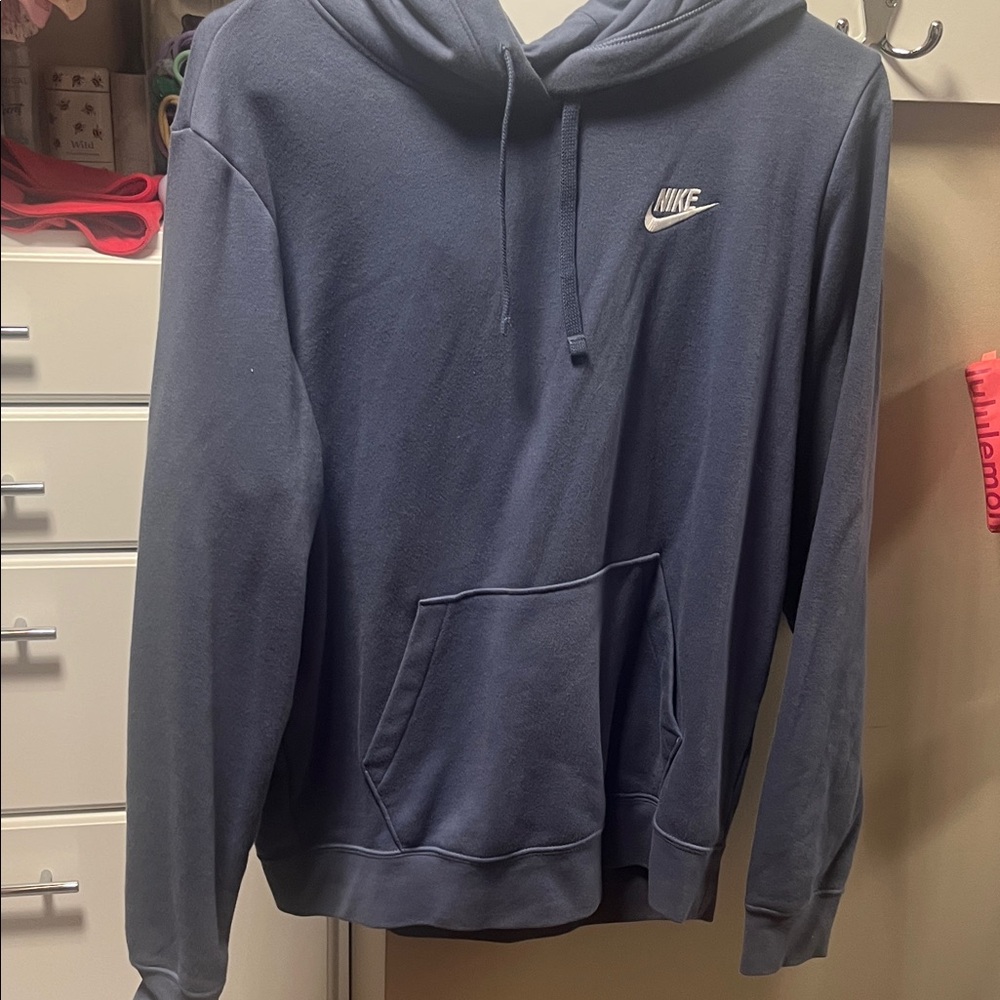 Nike Men's Dark Blue Hoodie